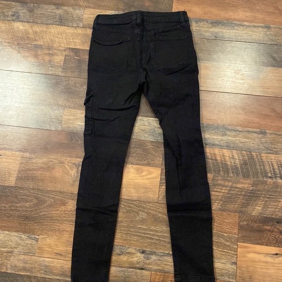 Black high rise skinny jeans size 7/28 - Picture 2 of 3